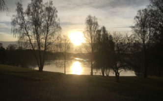 sol i skymning